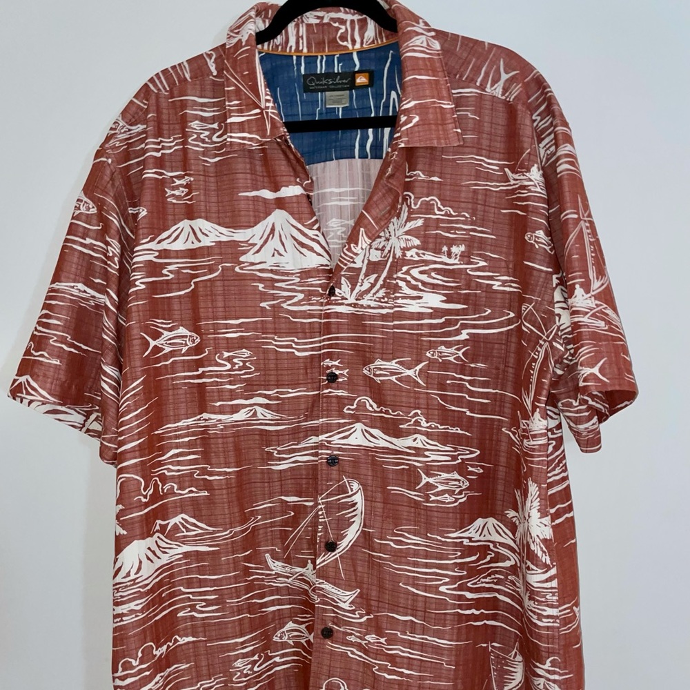 Men’s quicksilver Hawaiian shirt